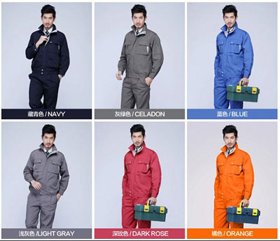 不同行業的定做工作服款式圖片解析
